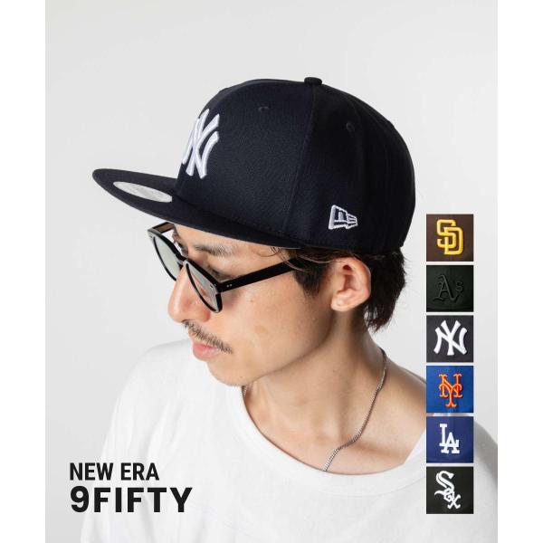 ニューエラ NEW ERA 9FIFTY 950 MLB ベーシック コレクション ブラックオンブラ...