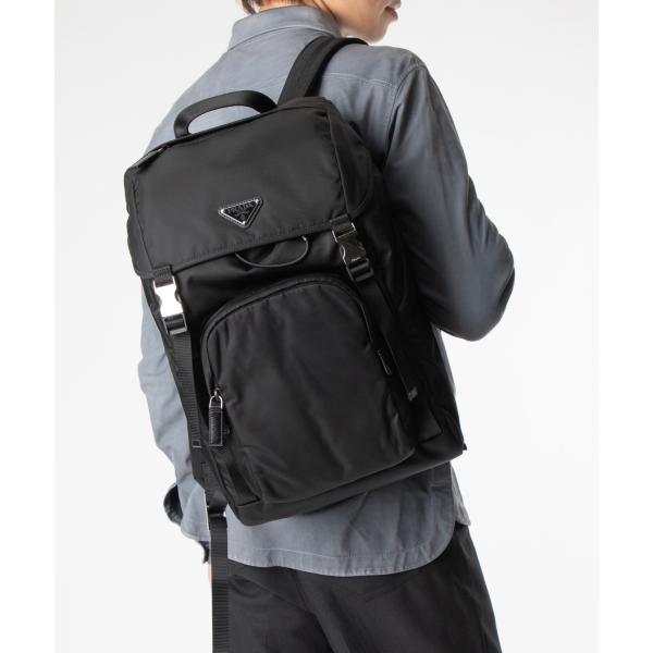 プラダ PRADA 2VZ135 2DMG バックパック RE-NYLON SAFFIANO BAC...