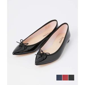 【美品】✨repetto パンプス カミーユ バレリーナ エナメル 茶 美品】✨repetto パンプス カミーユ バレリーナ エナメル 茶