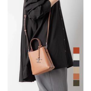 TOD'S（トッズ） TODS ストロー&レザー ショッピング バッグ