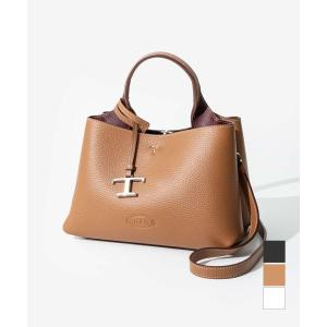 トッズ TOD'S XBWAPAEL000 QRI  ショルダーバッグ FLORIDA DOUBLE レディース バッグ レザー ハンドバッグ マイクロ Tタイムレス 2way｜u-stream