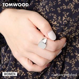 トムウッド TOM WOOD R74HSNA01 S925 リング レディース 指輪 クッション ポリッシュ cushion polished スターリングシルバー 925 プレゼント シンプル｜u-stream