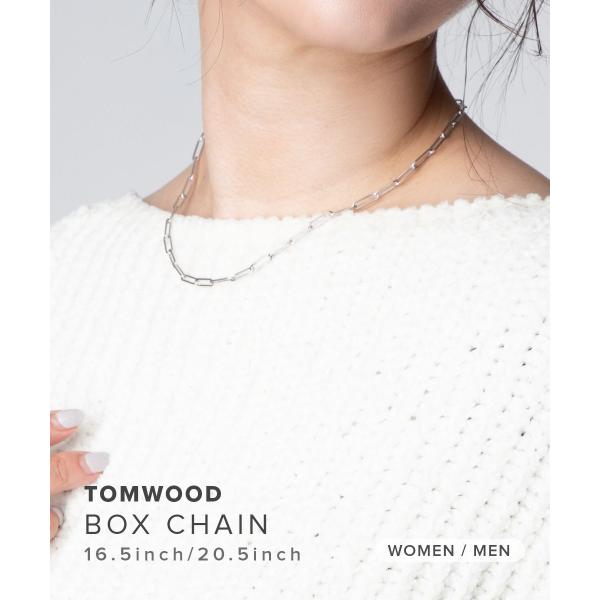 トムウッド TOM WOOD Box Chain ボックスチェーン 100071 S925 ネックレ...
