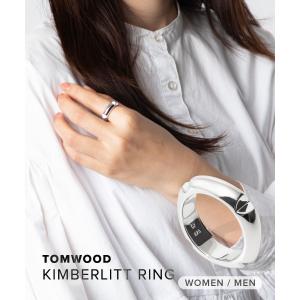 トムウッド TOM WOOD Kimberlitt Ring R75BKBNA01S925 / 101205 メンズ レディース アクセサリー キンバーライトリング タイドコレクション Tide｜u-stream