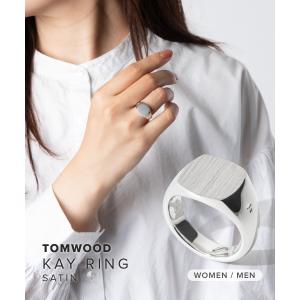 トムウッド TOM WOOD Kay Ring Satin R74HKANA02S925 / 100568 レディース アクセサリー リング ケイリング サテン シグネットリング｜u-stream