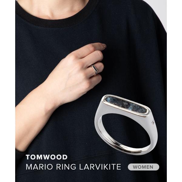 トムウッド TOM WOOD MARIO RING LARVIKITE マリオ リング ラルビカイト...