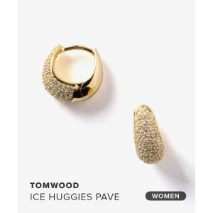 トムウッド TOM WOOD ICE HUGGIES PAVE GOLD アイス ハギー ぺイヴ ゴールド 100527 ピアス レディース アクセサリー ゴールド