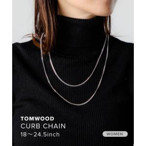 TOM WOOD（トムウッド） ネックレス Curb Chain Slim 20.5inch カーブ