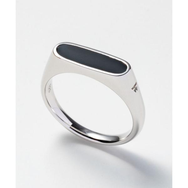 トムウッド TOM WOOD R75SBBOM01S925 リング Mario Ring Onyx ...