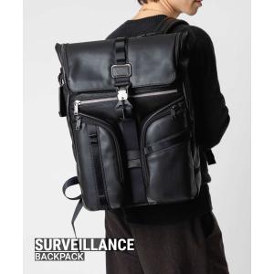 トゥミ TUMI ALPHA BRAVO アルファブラボー SURVEILLANCE BACKPACK レザー サーヴェイランス フラップ バックパック 0932841DL 156490 爆買