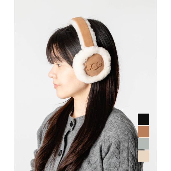 アグ UGG WOMEN'S SHEEPSKIN EMBROIDERY EARMUFF シープスキン...