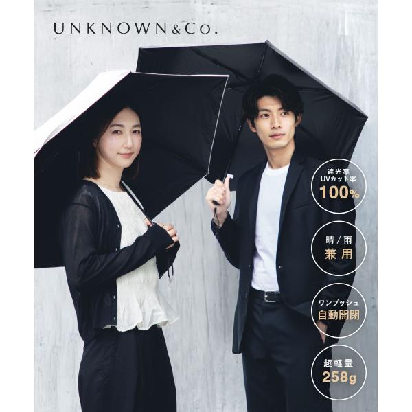 アンノウンアンドコー UNKNOWN＆Co. UV CUT PARASOL 日傘 折りたたみ 完全遮...