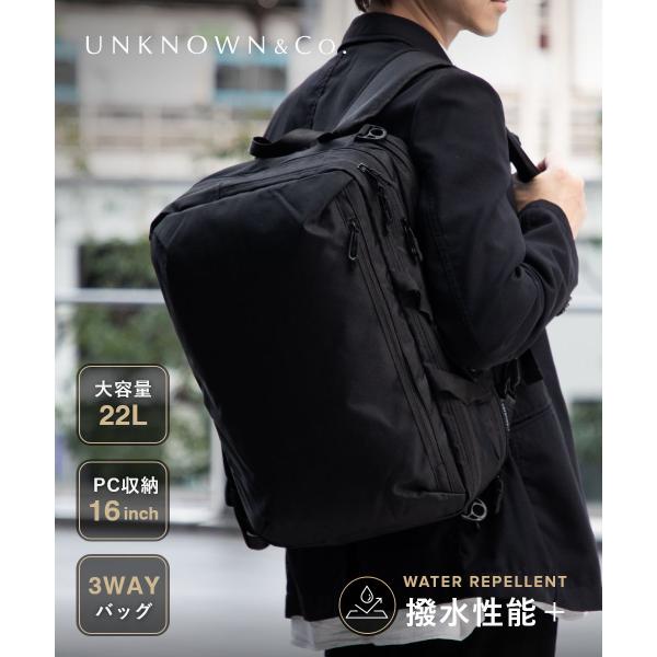 アンノウンアンドコー UNKNOWN＆Co. WATERPROOF ウォータープルーフ 3WAY 2...