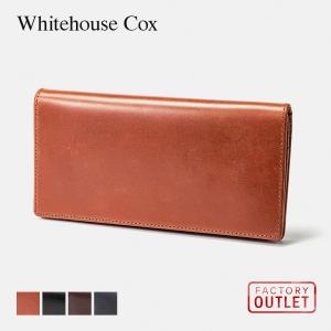 ホワイトハウスコックス Whitehouse Cox S1247 長財布 メンズ ロングウォレット レザー ロゴ ブランド シンプル 返品交換対象外ファクトリー アウトレット