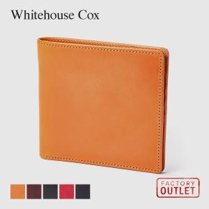 ホワイトハウスコックス Whitehouse Cox S5571 二つ折り財布 メンズ 小銭入れ シンプル ブライドルレザー ウォレット 返品交換対象外ファクトリー アウトレット