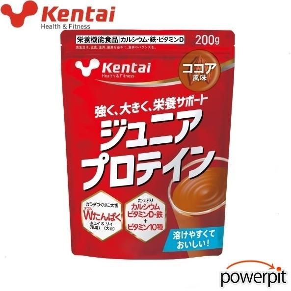 ケンタイ K2102 ジュニアプロテイン ココア風味 200g ホエイ 乳清 動物性たんぱく質 ビタ...