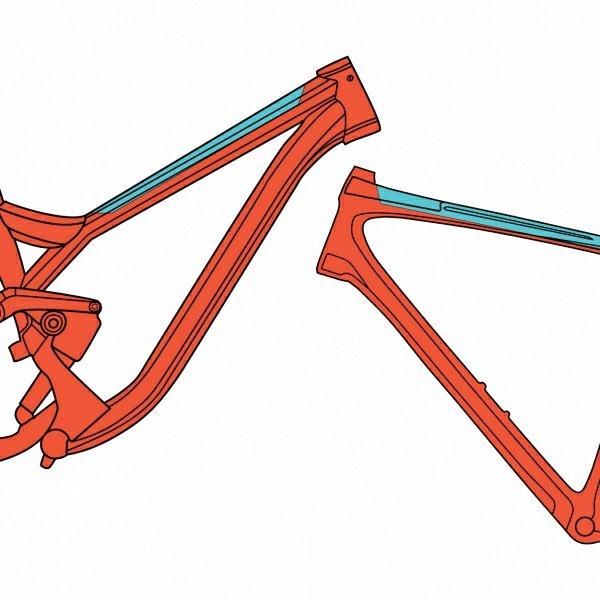 RIDEWRAP ライドラップ ESSENTIAL PROTECTION TOP TUBE (ALL...