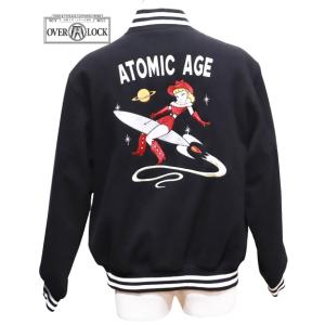 GOLDEN LOBBY ゴールデン・ロビー MELTON COLLEGE JACKET ATOMI...