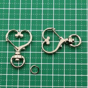 【10個】 ナスカン ハート 全4色 キーホル...の詳細画像4