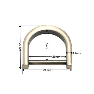 [2個] Dカン ネジ式 内径 20mm 全4...の詳細画像2