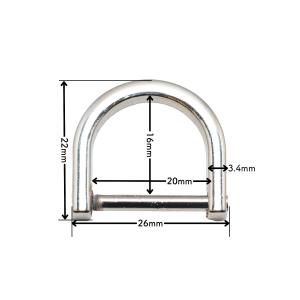[2個] Dカン ネジ式 内径 20mm 全4...の詳細画像3