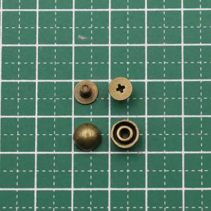 [10個] ネジ式 丸型 底鋲 8mm カバン...の詳細画像2
