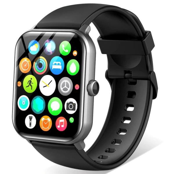 スマートウォッチ 通話機能付き【2023業界新登場】1.85インチ大画面 Smart Watch 1...