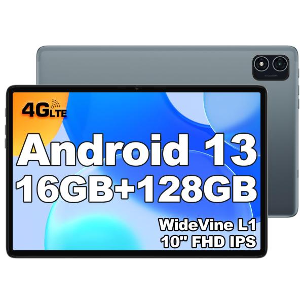【Android 13 タブレット初発売】TECLAST P40HD タブレット10インチ 16GB...