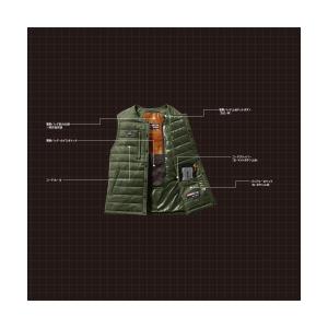 バートル ベスト BURTLE 3254 ダウ...の詳細画像5