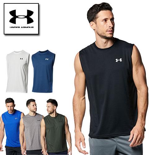 アンダーアーマー Tシャツ タンクトップ ノースリーブ スリーブレス メンズ ヒートギア（夏用） U...