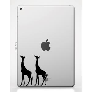 MacBook Air / Pro マックブック 9.7インチ iPad Pro iPad Air 2 アイパッド ステッカー シール キリン トラックパッド Trackpad｜uandme