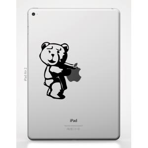 9.7インチ iPad Pro iPad Air 2 アイパッド ステッカー シール テッド TED  BEAR クマ 熊 くま テディベア｜uandme