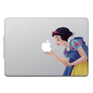 カインドストア MacBook Air / Pro 11 / 13インチ マックブック ステッカー シール 白雪姫 りんごを持つ白雪姫｜uandme