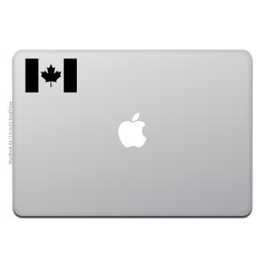 カインドストア MacBook Air / Pro  マックブック ステッカー シール カナダ 国旗 canadian flag decal｜uandme