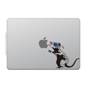 MacBook Air / Pro マックブック ステッカー シール 猫 黒猫 キャット
