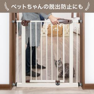 KISSBABY スチールゲートII アイボリ...の詳細画像5