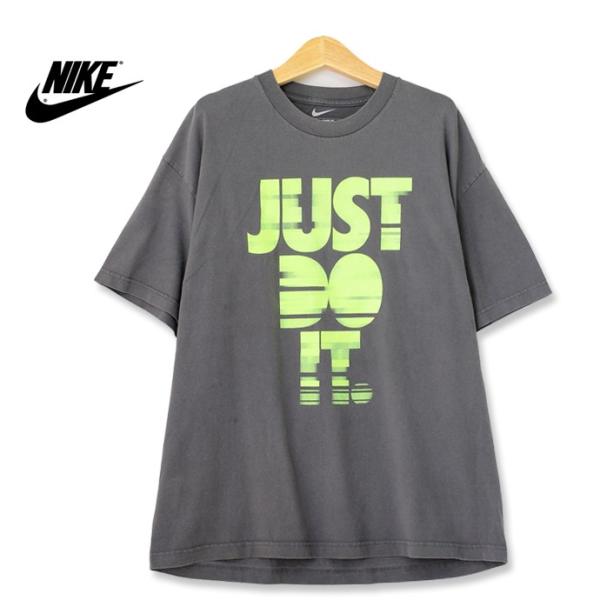 NIKE ナイキ JUST DO IT Tシャツ グレー XLサイズ t180611-20