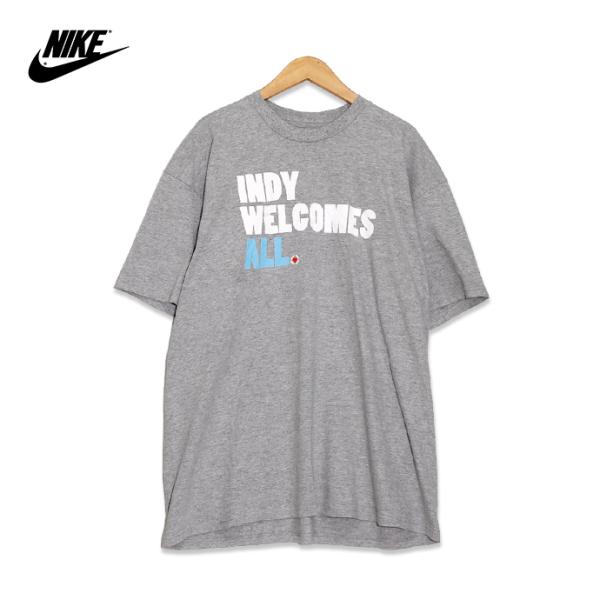 Nike ナイキ INDY WELCOMES ALL. プリント 半袖Tシャツ メンズXLサイズ ラ...
