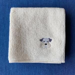 シュナウザー雑貨 オーガニックコットン 刺繍 ...の詳細画像1