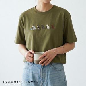 シュナウザー全員集合刺しゅうtシャツ かわいい...の詳細画像5