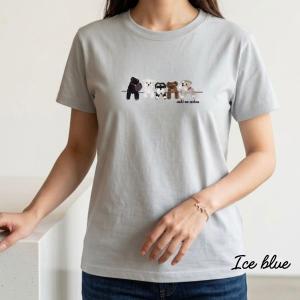 シュナウザ―雑貨 tシャツ かわいい5匹のシュ...の詳細画像4