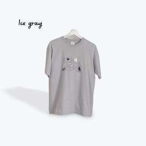 シュナウザー雑貨 tシャツ ロゴ刺繍tシャツ ...の詳細画像3