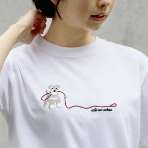 シュナウザ―雑貨 tシャツ シュナウザー刺しゅ...の詳細画像1