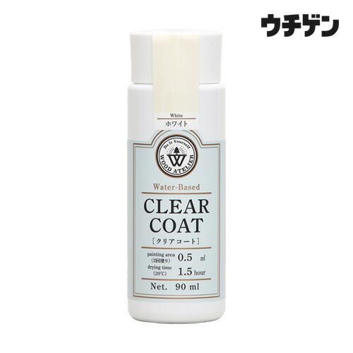和信ペイント ウッドアトリエ クリアコート CC-01 ホワイト90ml