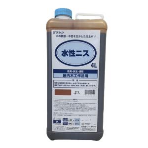 和信ペイント 水性ニス けやき 4L