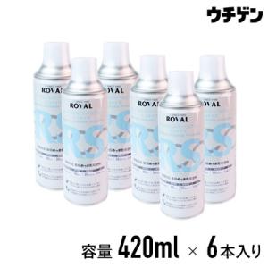 ローバル シルバーエコタイプスプレー　420ml 6本セットROVAL アルミ配合 シルバー系 ジン...