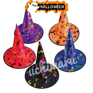 大人用 コスプレハット ハロウィン 魔女 帽子 ...の商品画像