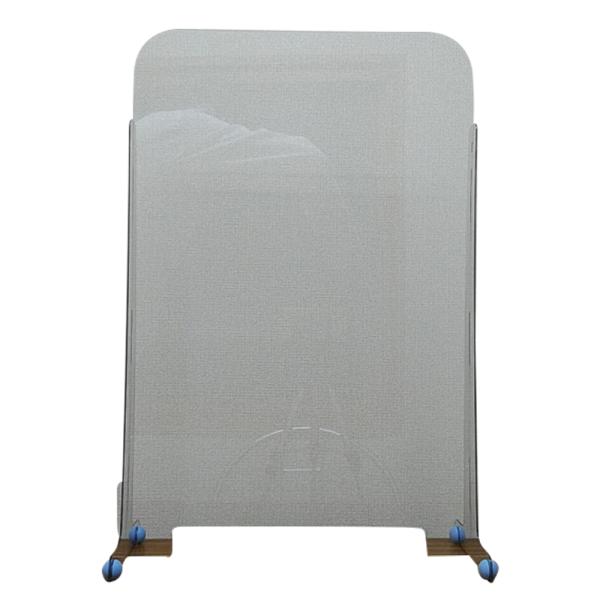 パーテーション(PETパーテ)580mm高さ×400mm幅(組立式)配線用高さ30mm穴有りタイプ