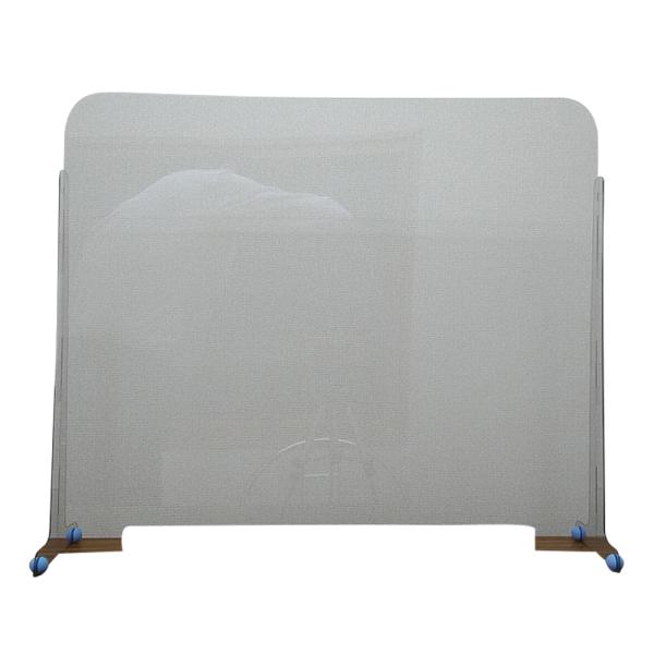 パーテーション(PETパーテ)580mm高さ×700mm幅(組立式)配線用高さ30mm穴有りタイプ