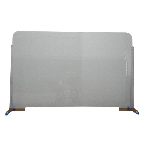 パーテーション(PETパーテ)580mm高さ×900mm幅(組立式)配線用高さ30mm穴有りタイプ